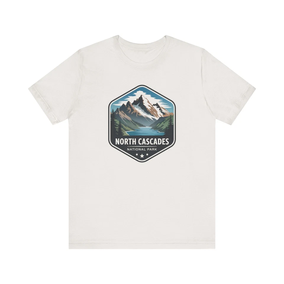 Camiseta Parque Nacional North Cascades, Amante de la Naturaleza, Camisa de Viaje, Aire Libre Foto 1 de 1