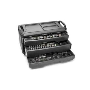 Mechanics Tool Set Kit Socket 270 Piece Case Tools Sae Metric Drive Box Ratchet - Picture 1 of 12