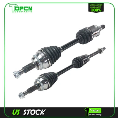 2X Front CV Axle Shafts Set Fits 2006-08 Lexus RX400h 06-2007 Toyota Highlander - Image 1 of 4