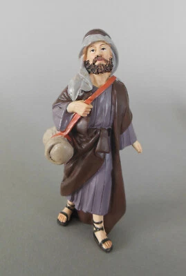 DEKOPROJEKT Treiber Hirte für Elefant Kamel für Krippenfiguren Größe 9 cm Polyresin