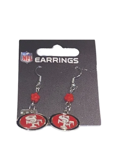 NFL San Francisco 49ers Sophie Bead Dangle Earrings Cover
