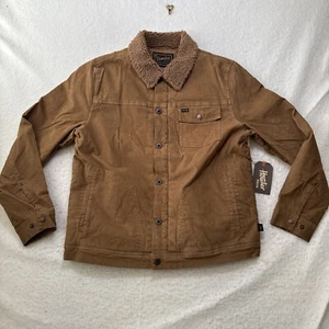Chaqueta de Camionero Howler Bros Pana Pato Marrón Lona Forrada Sherpa Para Hombre’s M Tarea - Imagen 1 de 18