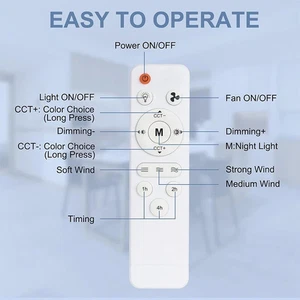 NEW! Universal Basic Remote controller fit for Ceiling Fans with Light - Picture 1 of 7