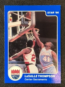 1985-86 LaSalle Thompson Sacramento Kings STAR CO Basketball Card #78 - Picture 1 of 2