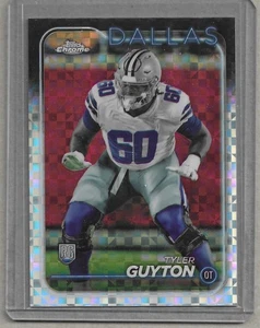 2024 Topps Chrome "X-Fractor" Tyler Guyton RC #299 NM-MT !! COWBOYS - Bild 1 von 2