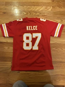 Kansas City Chiefs Travis Kelce Jersey #87 Nike On Field NFL Youth Kids Medium - Picture 1 of 5
