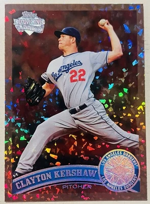 2011 Topps CLAYTON KERSHAW Diamond Anniversary Cognac SP #275 L.A. NM-MT - Image 1 of 3