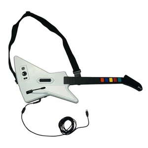 Guitar Hero Xbox 360 X-Plorer Wired Controller RedOctane w Cable & Strap TESTED - Picture 1 of 5