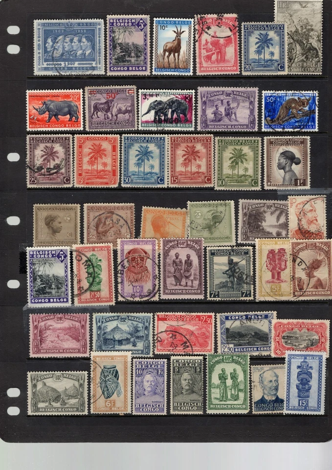 BELGIUM CONGO MNH MH USED LOT 6H - Image 1 of 1