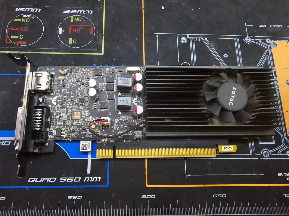 ZOTAC Low profile GeForce GT 1030 2GB GDDR5 - Image 1 of 1