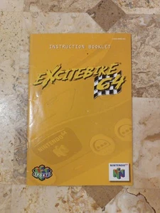 Manual Instruction Book EXCITEBIKE 64 EXCITE BIKE✨Nintendo 64 N64➡️ SEE DISCOUNT - Picture 1 of 4