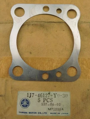 Calço de pinhão Yamaha OEM Drive 0,30 1980-1981 XS850S XS850L 1J7-46127-Y0-30 QTY-2 - Imagem 1 de 4