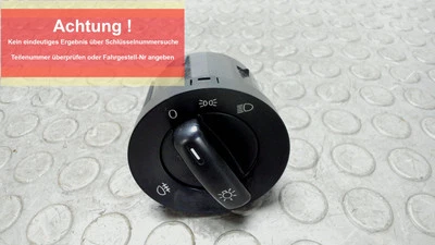 Lichtschalter VW Golf Plus 1.4 1K/1KP/5M/1KM 12 Monate Garantie Sofortversand - Bild 1 von 4