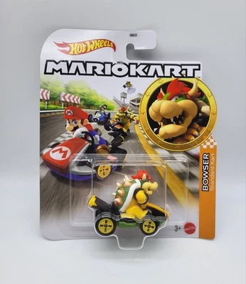 Hot Wheels Mattel Mario Kart Bowser Standard Kart Diecast Car