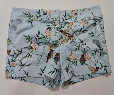 Pantalones Cortos 7th Avenue Design Studio NY & Co Mujer Rosa con Flores Talla 12 Foto 1 de 4