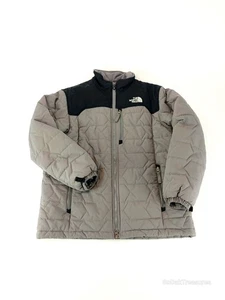 The North Face Youth Boys Size XL Gray Full Zip Insulated Jacket Quilted - Picture 1 of 6