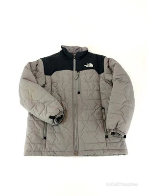 The North Face Youth Boys Size XL Gray Full Zip Insulated Jacket Quilted - Image 1 of 4