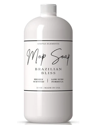 Jabón para fregona brasileño Bliss - Jabón para fregona altamente perfumado, limpiador de pisos de lujo con Foto 1 de 4