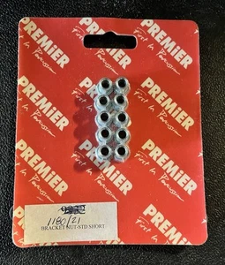 Premier Drums 1180/21 Lug Bracket Nuts Standard Short Set Of 10 - Picture 1 of 2