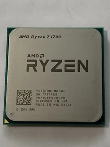 AMD Ryzen R7 1700 3.0GHz 8-Core Processor Socket AM4 CPU Used - Picture 1 of 2