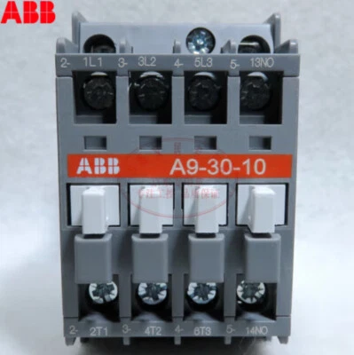 ABB AC Contactor A9-30-10 A9-30-01 24V 48V 110V 220V 380V 9 AMP - Image 1 of 4