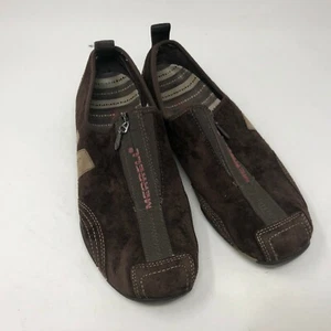 Zapatos Merrell Barrado para mujer 8,5 marrón castaño gamuza sin cordones ligeros activos - Imagen 1 de 8