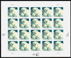A USA PANE SC# 4387 POLAR BEAR 28c. MNH - Picture 1 of 1