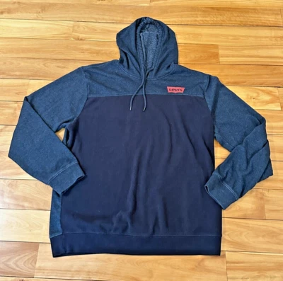 Men's Black Athletic Hoodie Swetshirt ~ Size XXL ~ Levi's ~ 52" Chest ~ EUC! - Image 1 of 4