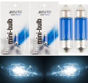 Nokya De3175 DE3022 DE3021 Nok5224 5W White Two Bulbs Trunk Cargo Replacement - Picture 1 of 9