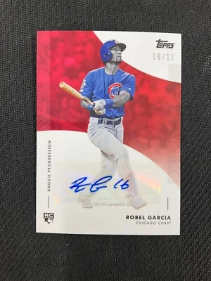 2020 Topps On Demand Progression #25D-A Robel Garcia Rookie Autograph Red /10 - Image 1 of 2