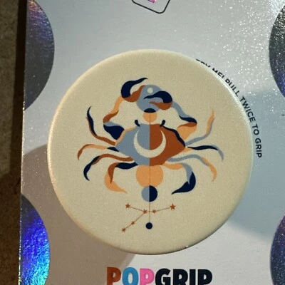 PopSockets Popgrip Zodiaco Cáncer Teléfono Agarre y Soporte Astrología Intercambio Top Foto 1 de 3