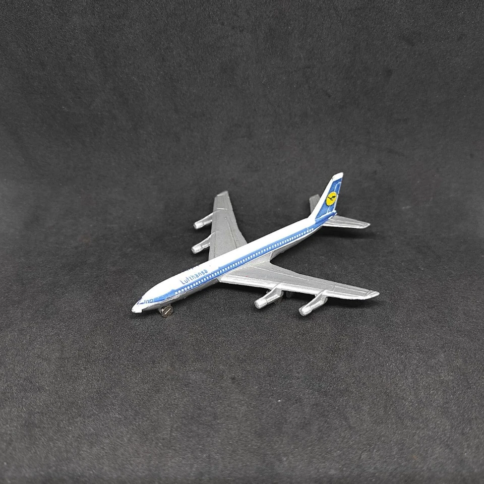 Modellino vintage aereo Boeing 707-320B Lufthansa - Immagine 1 di 1
