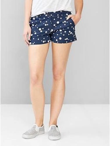 GAP NAVY BLUE SHORTS WITH WHITE POLKA DOTS 16 NWT $44.95 - Image 1 of 1
