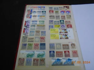 Album -Seite mit alten Briefmarken Niederlande - Picture 1 of 1