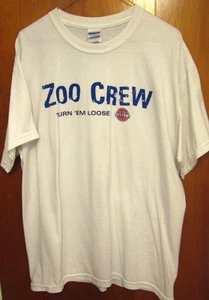 DETROIT PISTONS lrg T shirt Zoo Crew basketball tee 2008 NBA "Caged Animals" - Picture 1 of 2