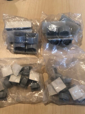 LARGE LOT Gray Low Voltage Adhesive Cable Tie Organizers Clips Clamps - Image 1 of 2