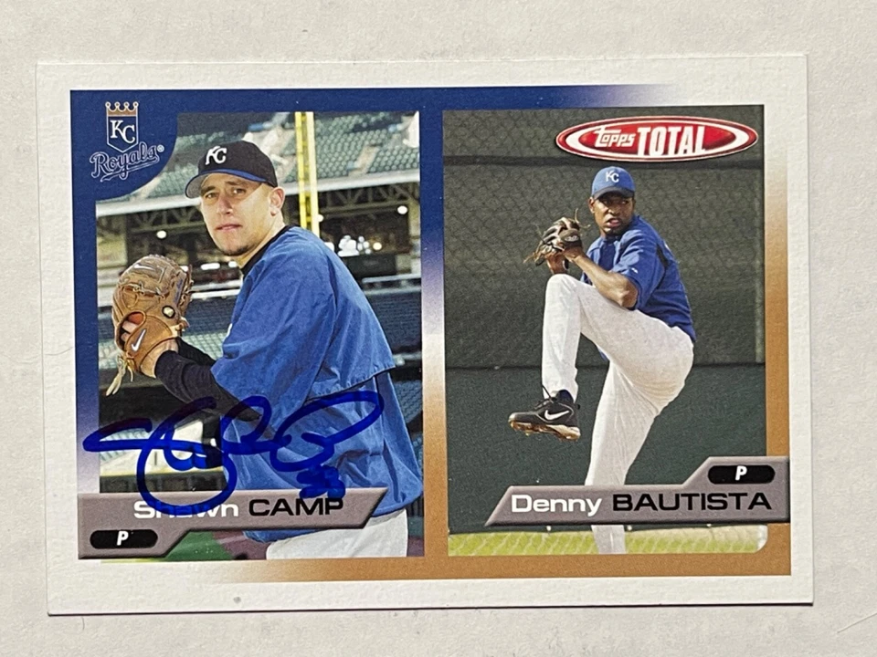 Kansas City Royals SHAWN CAMP Signed Card - Image 1 of 1