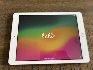 Apple iPad 6th Gen. A1893 9.7" 32GB, Factory Reset Tested Working Gray - Picture 1 of 5