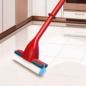 Vileda Magic Mop Head & Handle, Easy To Use, Wringing Action, Angled - Picture 1 of 8