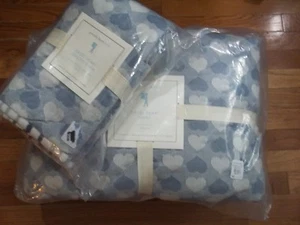 POTTERY BARN HAZEL HEART QUILT FULL QUEEN WITH 1 EURO SHAMS #206 - Picture 1 of 1