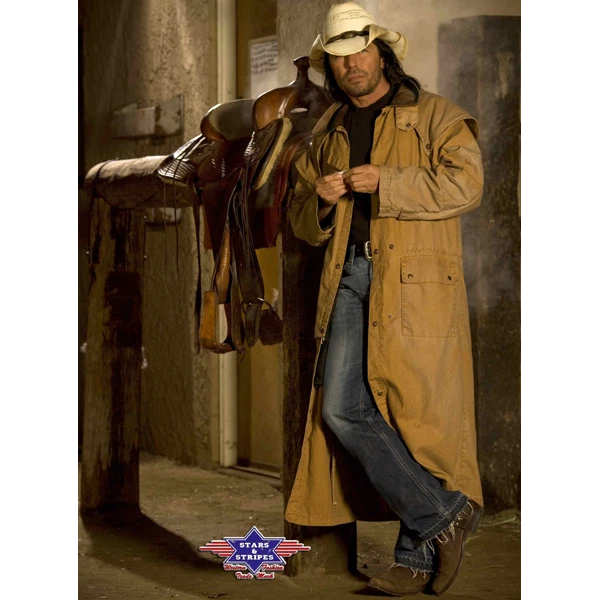 “GOLDFIELD” Cache-poussière western Stars and Stripes Homme, Femme - Photo 1/1