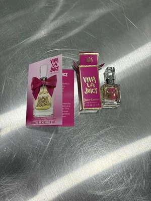 Juicy Couture Viva La Juicy Perfume Dabber .17 oz Botella y muestra spray .06 oz Foto 1 de 3