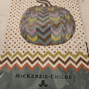Brand New Mackenzie Childs Autumn Pumkin Dish Towel New in Bag - Picture 1 of 5