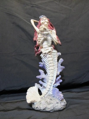 Mermaid Skeleton  Figurine For Shelf Or Fish Tank - Resin - Image 1 of 4