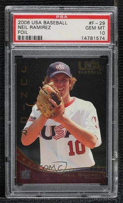 2007 USA Baseball Foil Neil Ramirez #F-29 PSA 10 GEM MT - Image 1 of 2