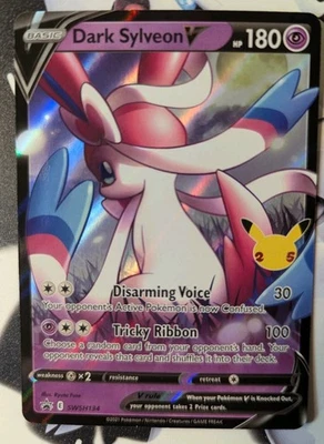 Dark Sylveon V SWSH134 SWSH: Sword & Shield Promo Cards Holo - Image 1 of 2