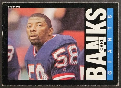 1985 Topps #111 Carl Banks Rookie RC New York Giants - Image 1 of 2