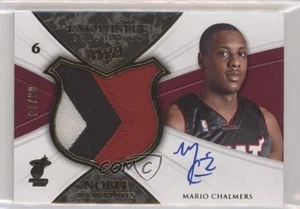 2008-09 Exquisite Collection Noble Nameplates /14 Mario Chalmers Rookie Auto RC - Picture 1 of 3