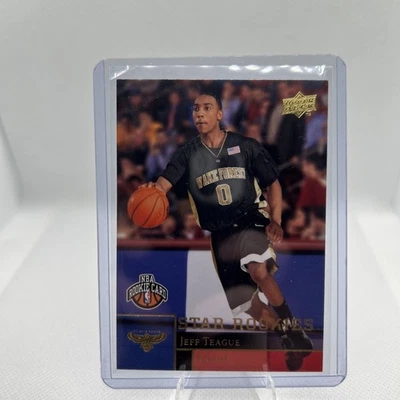 2009-10 Upper Deck - Star Rookies Jeff Teague #218 (RC) — 第 1/2 张图片