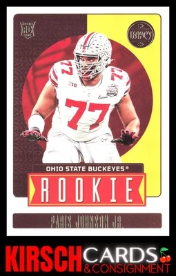 Paris Johnson Jr. 2023 Panini Legacy #177 Ohio State Buckeyes - Image 1 of 2